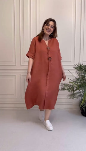 Vestido Valentina - (COMPRE 1 E LEVE 2 ) + Bolsa (PRESENTE)